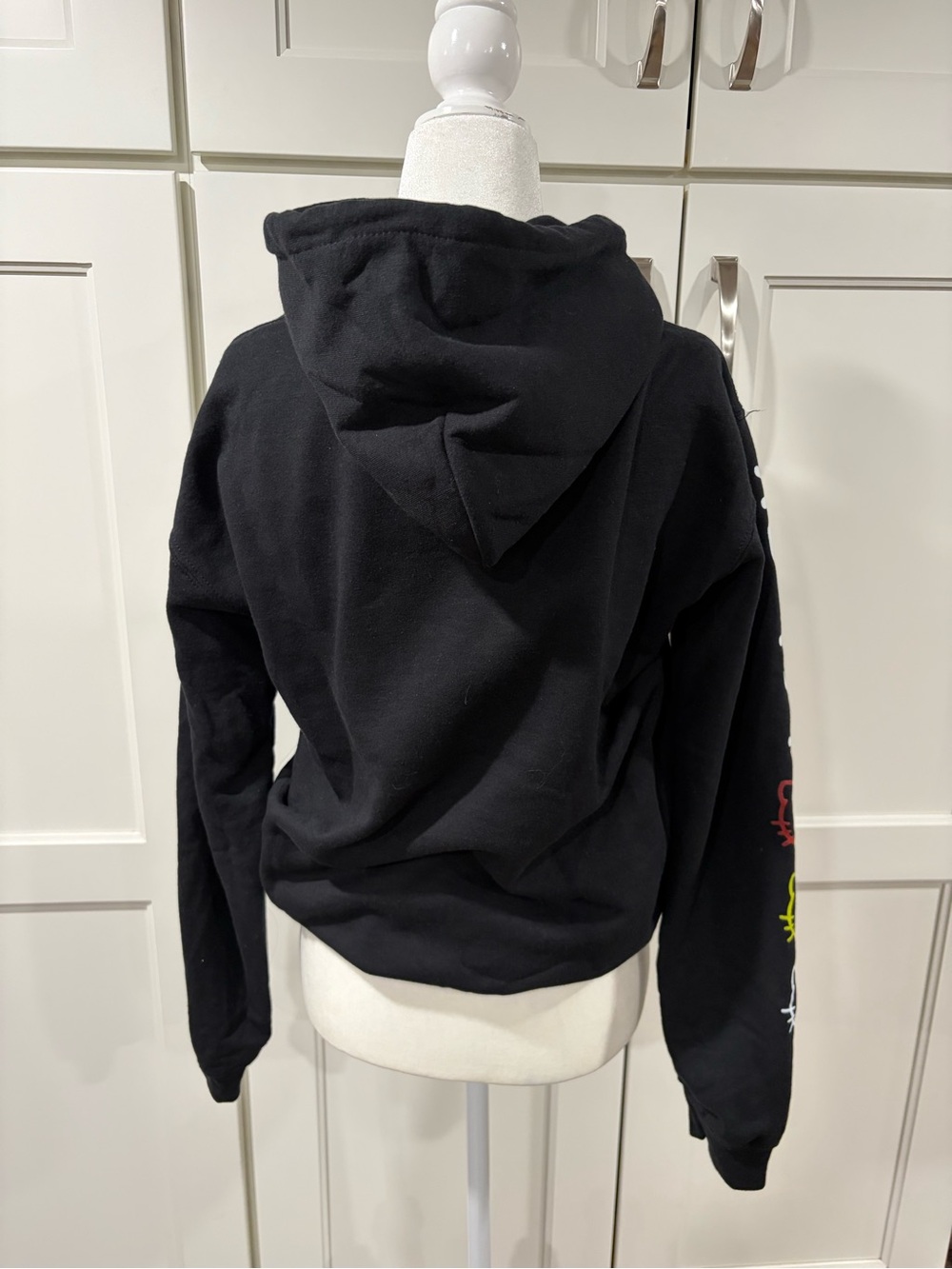Hello Kitty Black Pullover Hoodie with Red Bow Accent - Picture 4 of 4